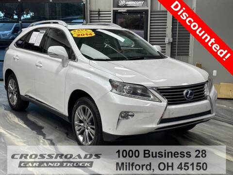 2014 Lexus RX 450h for sale at Crossroads Car & Truck in Milford OH