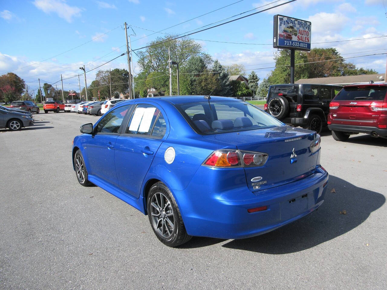 2015 Mitsubishi Lancer for sale at FINAL DRIVE AUTO SALES INC in Shippensburg, PA