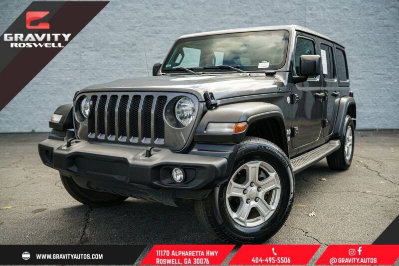 2020 Jeep Wrangler Unlimited for sale at Gravity Autos Roswell in Roswell GA