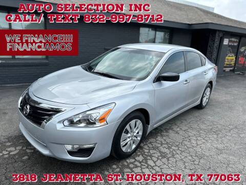 2013 Nissan Altima for sale at Auto Selection Inc. in Houston TX