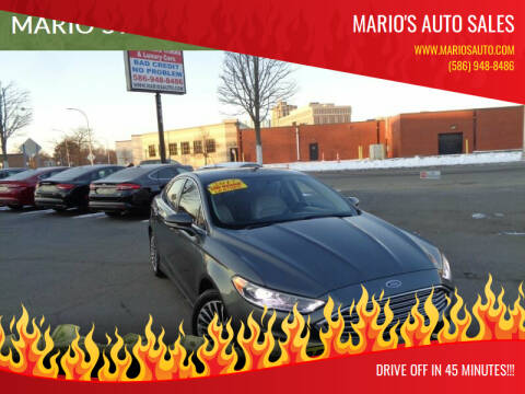 2017 Ford Fusion for sale at MARIO'S AUTO SALES in Mount Clemens MI