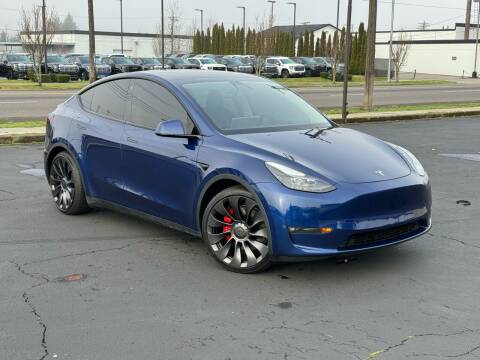 2022 Tesla Model Y for sale at Lux Motors in Tacoma WA