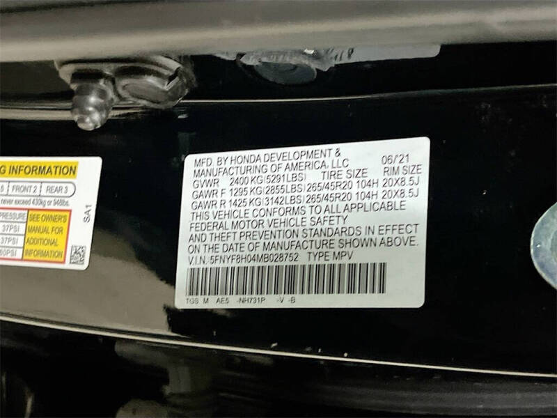 2021 Honda Passport Elite