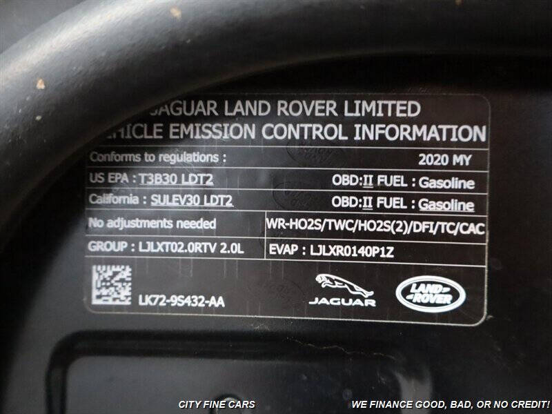 2020 Land Rover Range Rover Evoque S