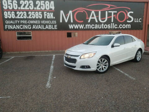 2015 Chevrolet Malibu for sale at MC Autos LLC in Pharr TX