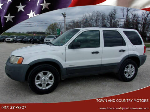 2002 Ford Escape for sale at Town and Country Motors in Warsaw MO