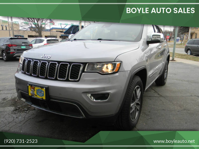 2018 Jeep Grand Cherokee for sale at Boyle Auto Sales in Appleton WI