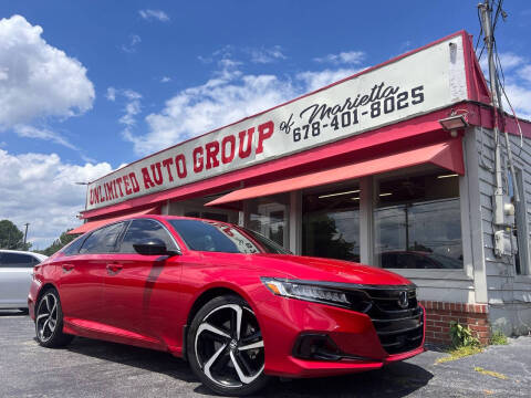 2021 Honda Accord for sale at Unlimited Auto Group of Marietta in Marietta GA