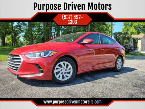 2018 Hyundai Elantra for sale at Purpose Driven Motors in Sidney OH
