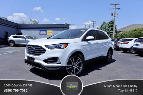 2020 Ford Edge for sale at BIG JAY'S AUTO SALES in Shelby Township MI