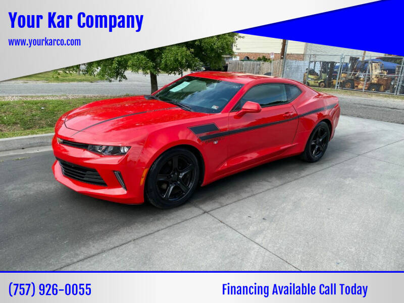 2016 Chevrolet Camaro for sale at Your Kar Company in Norfolk VA