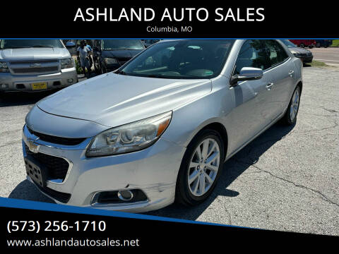 2015 Chevrolet Malibu for sale at ASHLAND AUTO SALES in Columbia MO