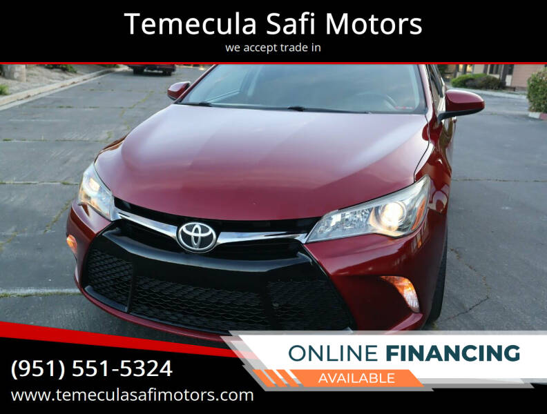 2017 Toyota Camry for sale at Temecula Safi Motors in Temecula CA
