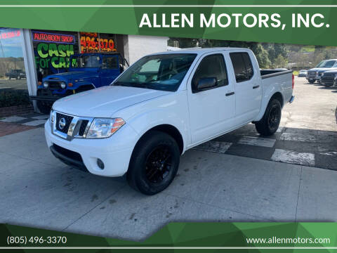 2019 Nissan Frontier for sale at Allen Motors, Inc. in Thousand Oaks CA