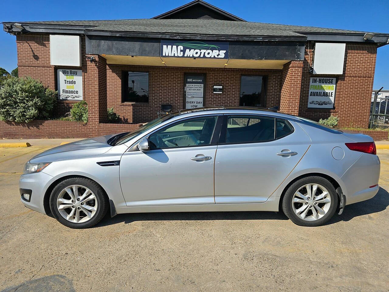 2013 Kia Optima for sale at Mac Motors in Arlington, TX