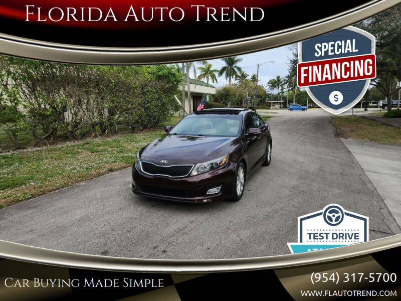 2014 Kia Optima for sale at Florida Auto Trend in Plantation FL