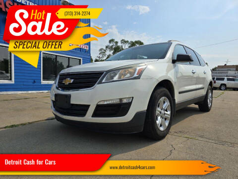 2013 Chevrolet Traverse for sale at Detroit Cash for Cars in Warren MI