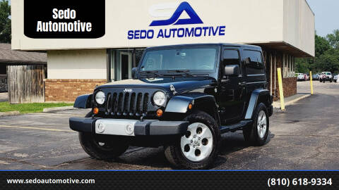 2013 Jeep Wrangler for sale at Sedo Automotive in Davison MI