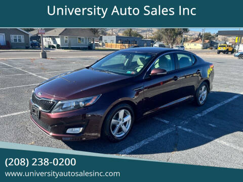 2014 Kia Optima for sale at University Auto Sales Inc in Pocatello ID