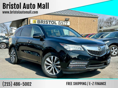 2016 Acura MDX for sale at Bristol Auto Mall in Levittown PA