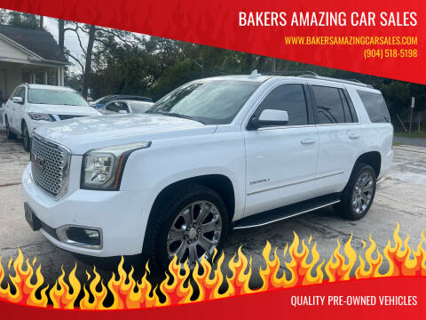 2016 GMC Yukon for sale at Bakers Amazing Car Sales in Jacksonville FL