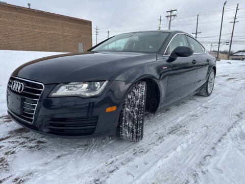 2012 Audi A7 for sale at Minnix Auto Sales LLC in Cuyahoga Falls OH