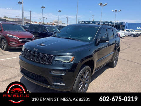2018 Jeep Grand Cherokee for sale at PRIME DEALER, LLC. in Mesa AZ