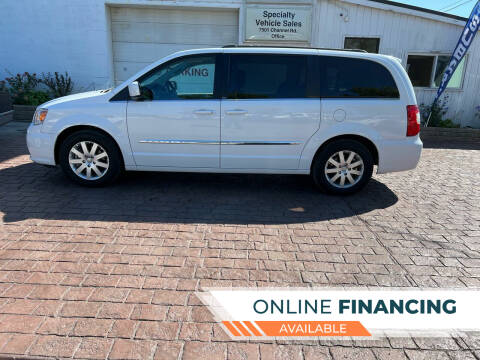 2014 Chrysler Town and Country for sale at SPECIALTY VEHICLE SALES INC in Skokie IL