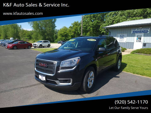 2014 GMC Acadia for sale at K&F Auto Sales & Service Inc. in Jefferson WI