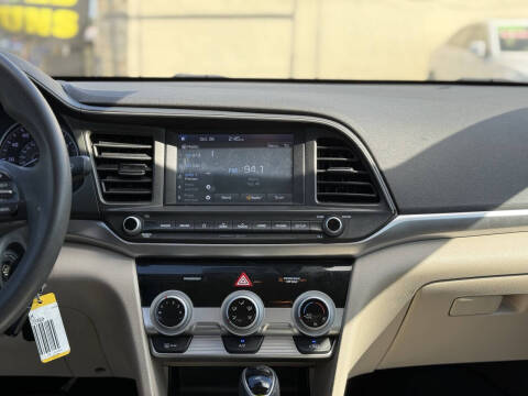 2019 Hyundai Elantra Value Edition