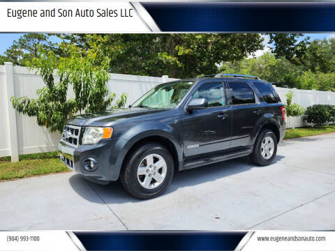 2008 Ford Escape Hybrid for sale at Eugene And Son Auto Sales LLC in Jacksonville FL