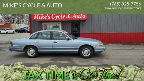 1997 Ford Crown Victoria for sale at MIKE'S CYCLE & AUTO in Connersville IN