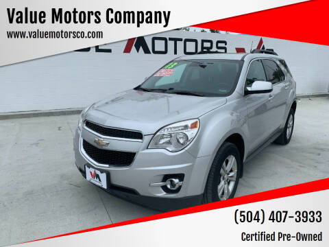 2013 Chevrolet Equinox for sale at Value Motors Company in Marrero LA