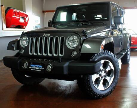 2018 Jeep Wrangler JK Unlimited for sale at Motion Auto Sport in North Canton OH