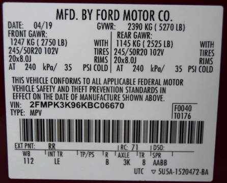 2019 Ford Edge Titanium