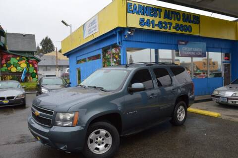 2009 Chevrolet Tahoe for sale at Earnest Auto Sales in Roseburg OR