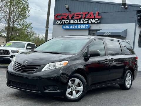 2014 Toyota Sienna for sale at Crystal Auto Sales Inc in Nashville TN