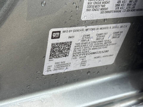 2021 Chevrolet Silverado 1500