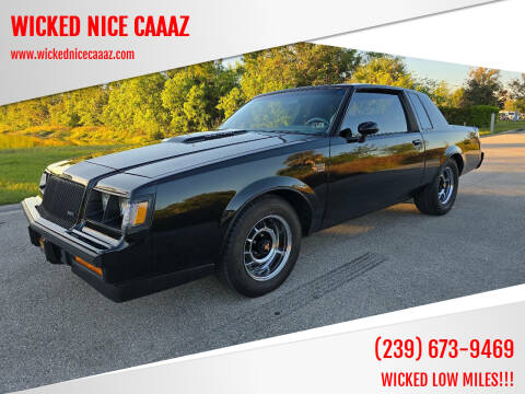 1987 Buick Regal for sale at WICKED NICE CAAAZ in Cape Coral FL