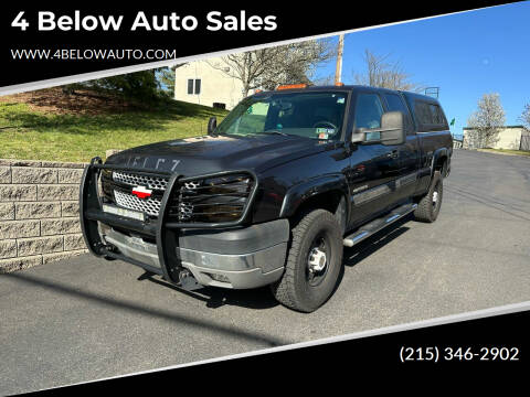 2005 Chevrolet Silverado 2500HD for sale at 4 Below Auto Sales in Willow Grove PA