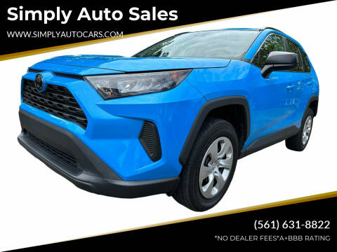 2020 Toyota RAV4 for sale at Simply Auto Sales in Palm Beach Gardens FL