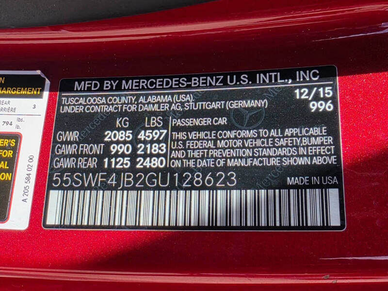 2016 Mercedes-Benz C-Class C 300