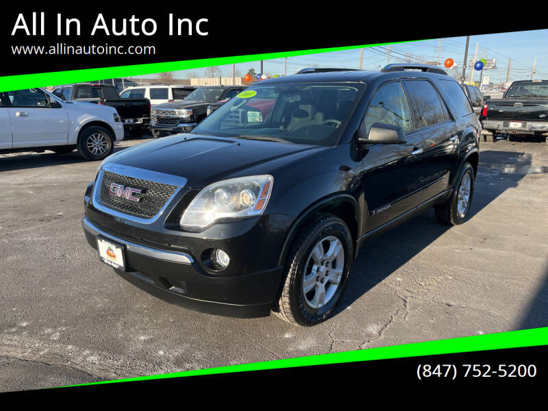 2008 GMC Acadia for sale at All In Auto Inc in Palatine IL