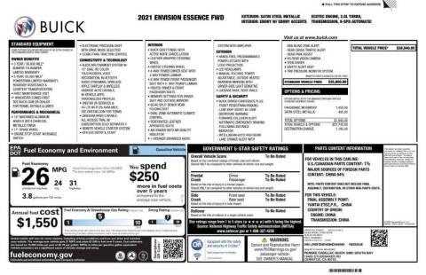 2021 Buick Envision Essence