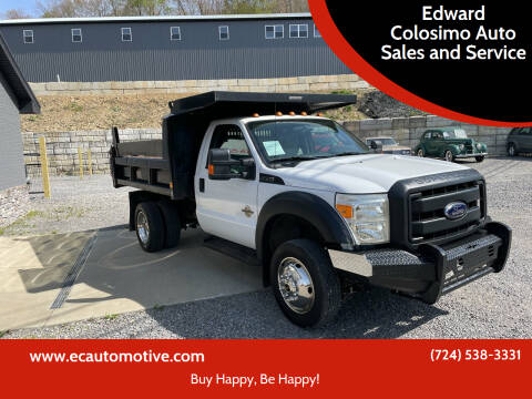 2012 Ford F-550 for sale at Edward Colosimo Auto Sales and Service in Evans City PA