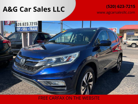 2016 Honda CR-V for sale at A&G Car Sales  LLC in Tucson AZ