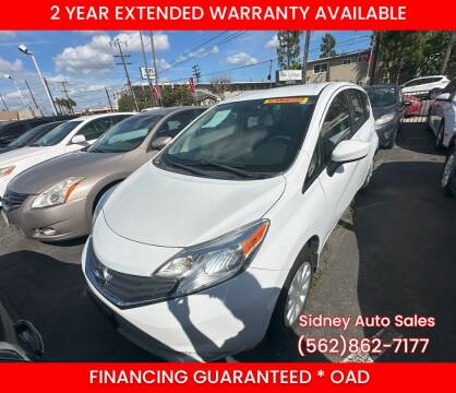 2016 Nissan Versa for sale at Sidney Auto Sales in Downey CA