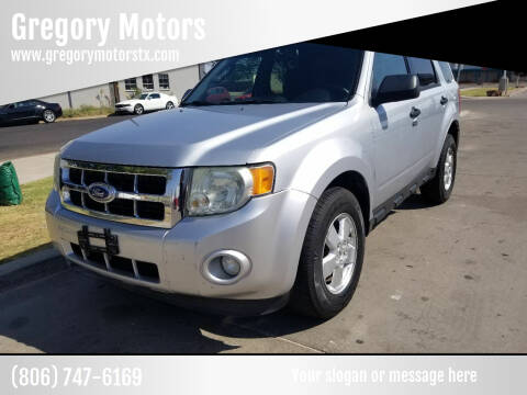 2011 Ford Escape for sale at Gregory Motors in Lubbock TX