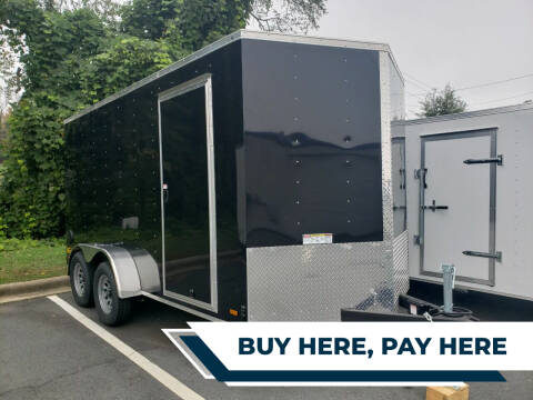 2021 Kaufman 7x14 Deluxe Enclosed Trailer for sale at Big Daddy's Trailer Sales in Winston Salem NC