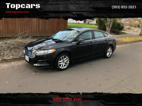 2013 Ford Fusion for sale at Topcars in Wilsonville OR
